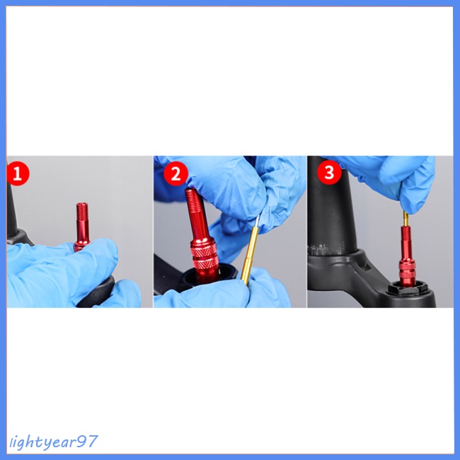 Đầu Nối Dài Van Bơm Hơi Phuộc Xe Đạp Bằng Hợp Kim Nhôm