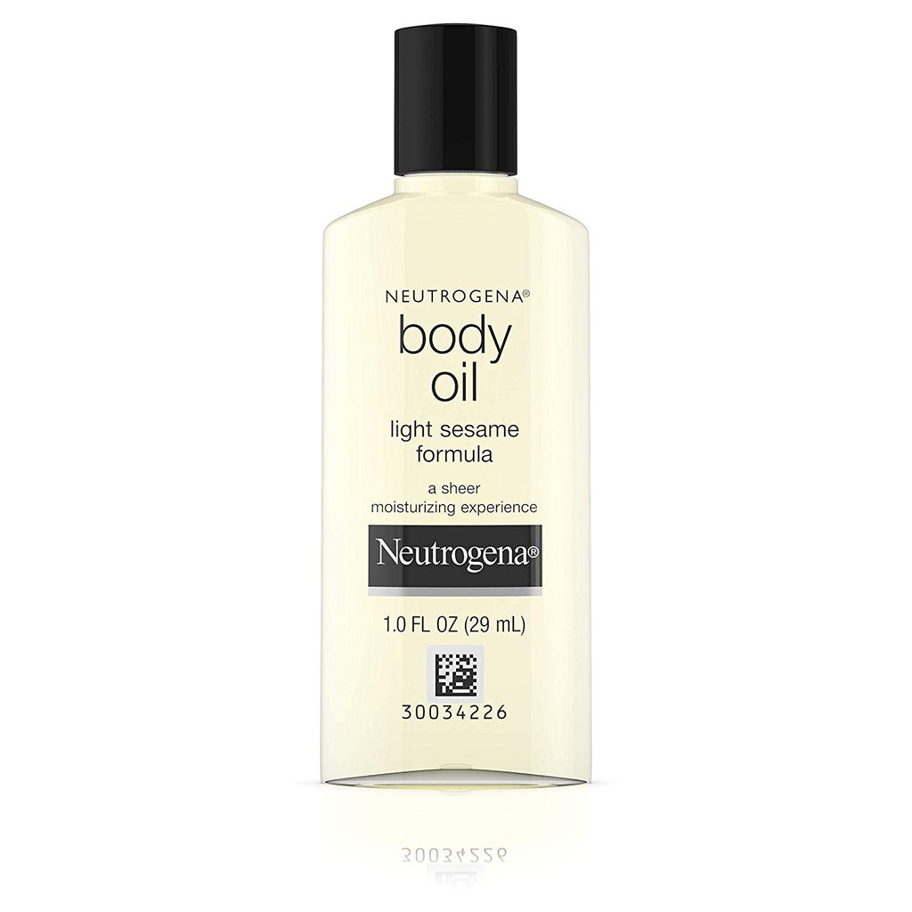 Dầu dưỡng thể Neutrogena Body Oil Light Sesame Formula Mini Size 1oz - 29ml