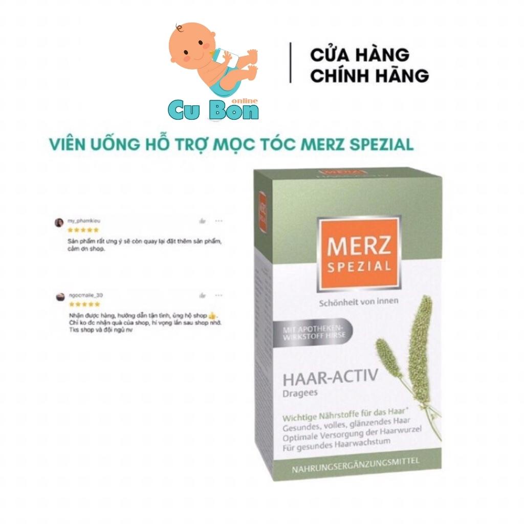 Viên uống hỗ trợ mọc tóc Merz Spezial Haar-Activ của Đức 120 viên giúp mọc tóc dày đẹp bóng mượt tự nhiên