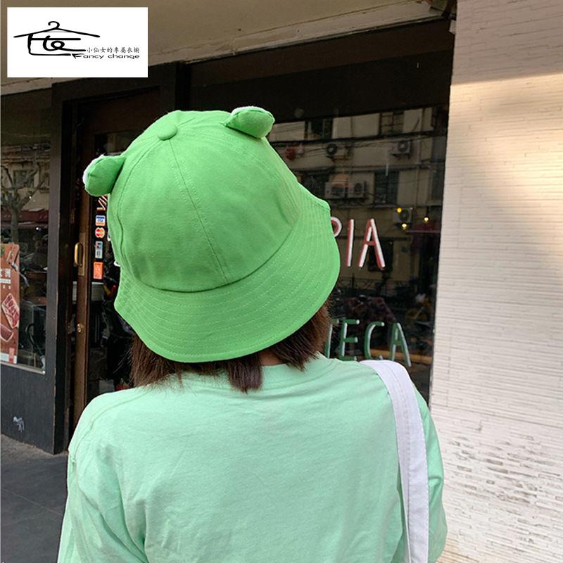 Nón Vành Hình Ếch Dễ Thương Phong Cách Nhật Bản Cho Nữ