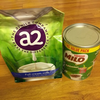 Combo sữa a2 + milo úc