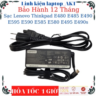 Sạc Laptop Lenovo Thinkpad E480 E485 E490 E595 E590 E585 E580 E495 E490s- Sạc Lenovo 20V-3.25A-65W Type C