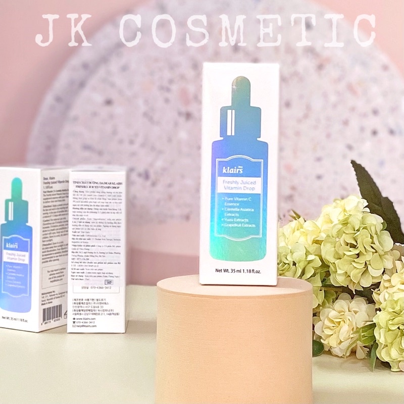 { HÀNG CÔNG TY}  Serum Vitamin C Klairs Freshly Juiced Dưỡng Sáng Trẻ Hóa Da 35ML