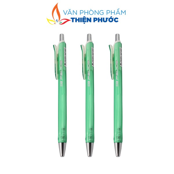 Bút bi Gel Thiên Long xanh B011, đầu bút 0.5mm thiết kế sang trọng THIỆN PHƯỚC