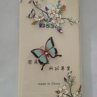 Ốp lưng dẻo hoa văn đính đá samsung