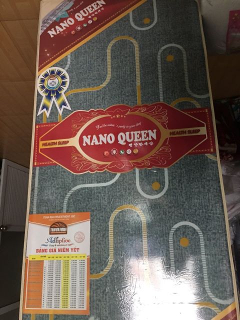 Đệm bông ép 3 mảnh Nano Queen