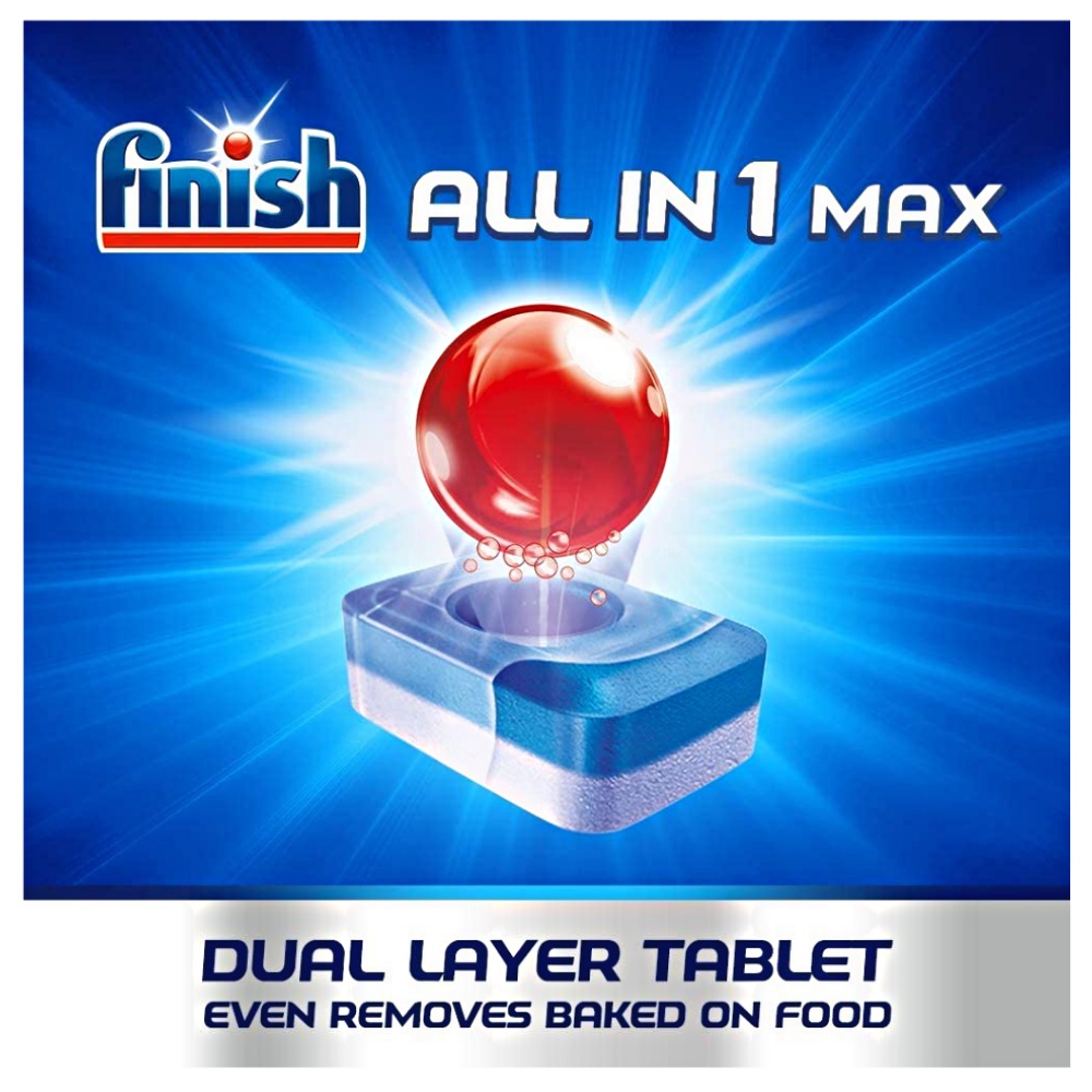 Viên rửa bát Finish Eco 0% 70 viên viên finish All in 1 Max