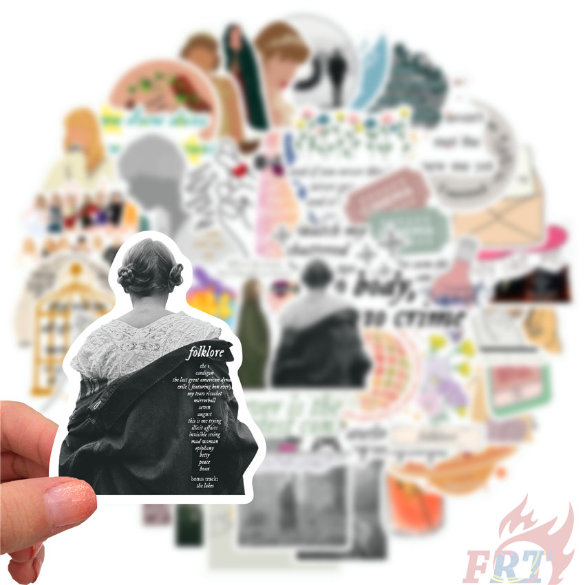 ❉ Taylor Swift：Folklore Series C - Betty’s Garden Stickers ❉ 50Pcs/Set Waterproof DIY Fashion Decals Doodle Stickers