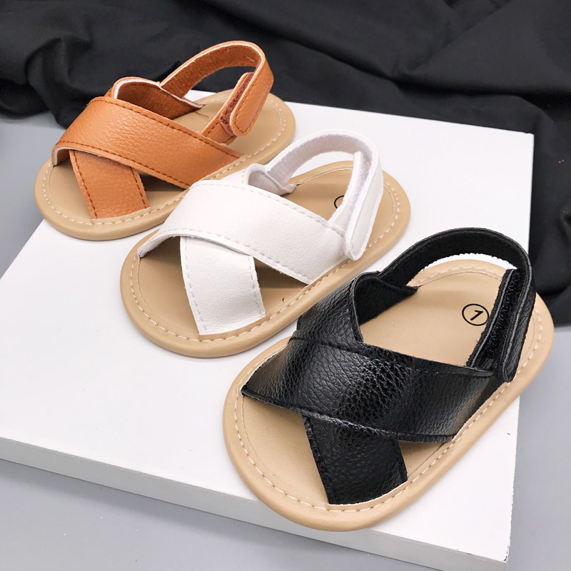 Giày sandal thiết kế đơn giản thời trang chống trượt cho bé trai