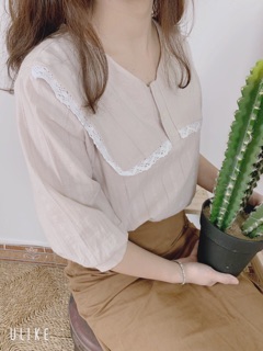 Áo sơ mi tay lỡ