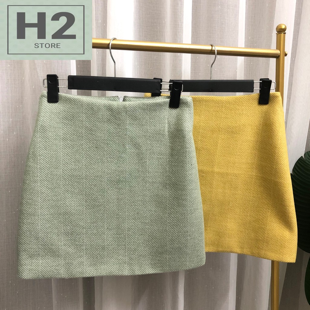 Sét Áo Dạ Nữ Kèm Chân Váy Chữ A Thiết Kế H2  | BigBuy360 - bigbuy360.vn