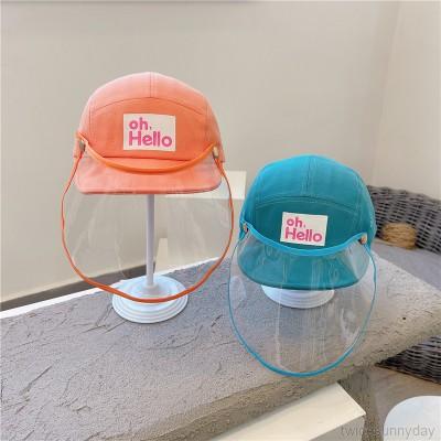 Mũ kèm tấm che chống bụi có thể tháo rời tiện dụng dành cho trẻ em