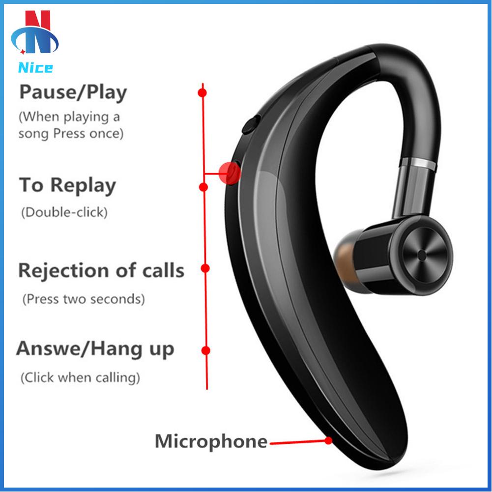 Tai Nghe Bluetooth Một Bên Không Dây Phong Cách Doanh Nhân