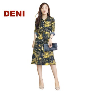 ĐẦM SƠ MI TAY DÀI CHẤT LỤA MANGO CAP CẤP MÃ 692
