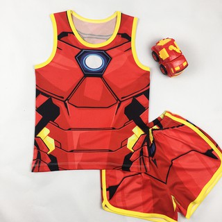Quần áo trẻ em siêu nhân cho bé trai, siêu nhân nhện , Spiderman, Superman, Batman,bộ đồ bộ đồ siêu anh hùng 3DTE - 050