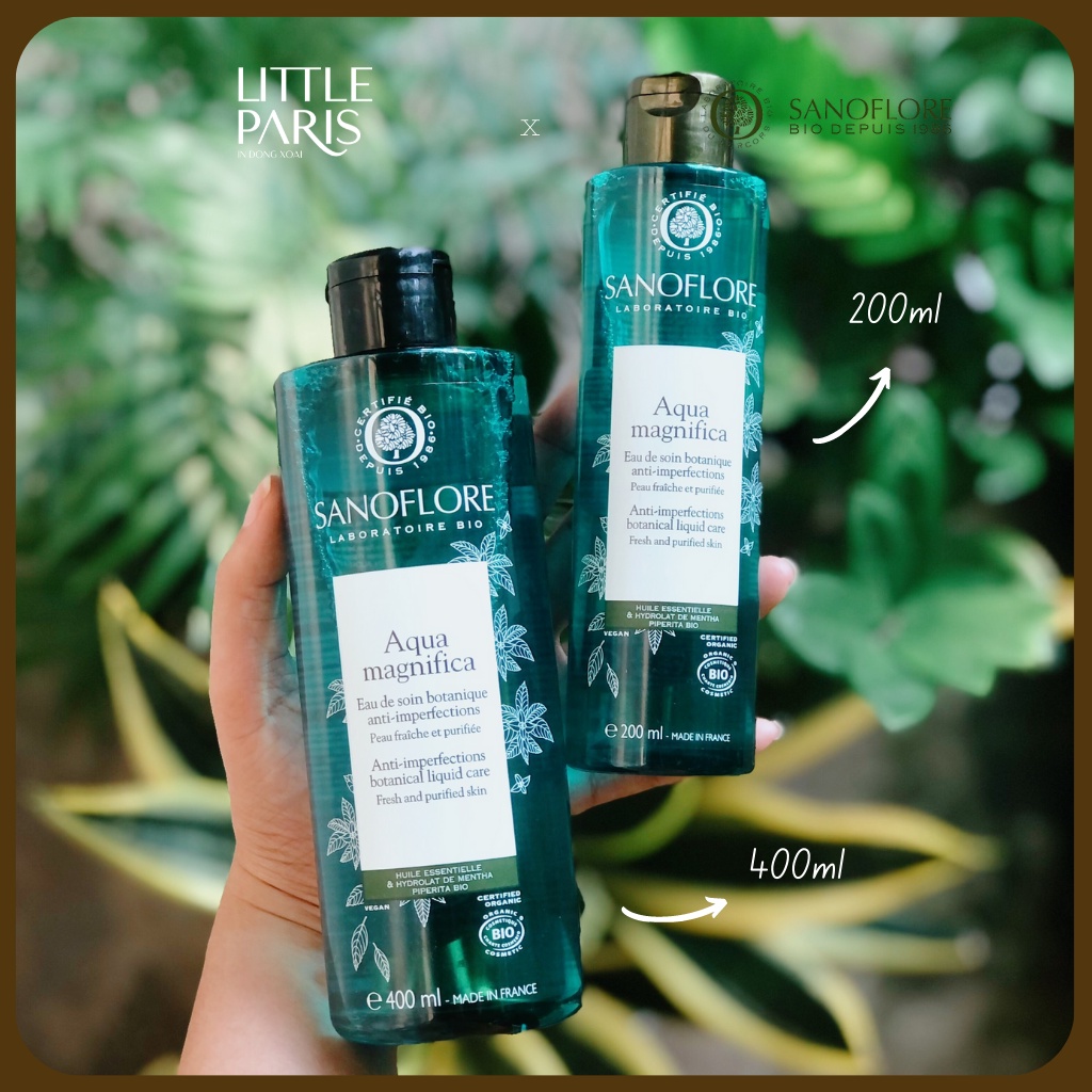 Nước Hoa Hồng Sanoflore Aqua Magnifica Essence Toner