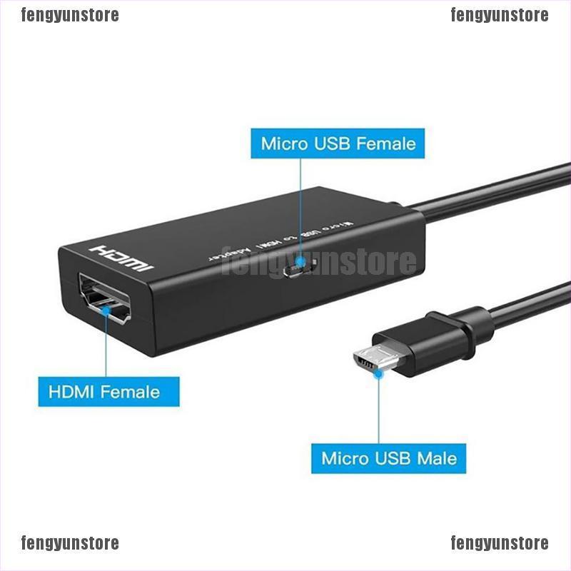 Cáp Chuyển Đổi Micro Usb Sang Hdmi Cho Điện Thoại Thông Minh Hd Tv | BigBuy360 - bigbuy360.vn
