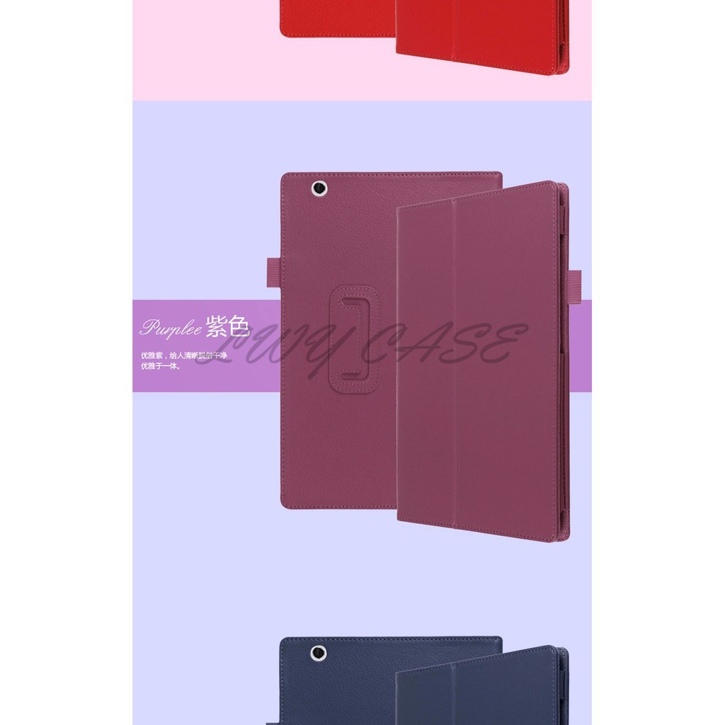 Bao da màu trơn bảo vệ máy tính bảng Sony Xperia Z4 10.1 inch thời trang