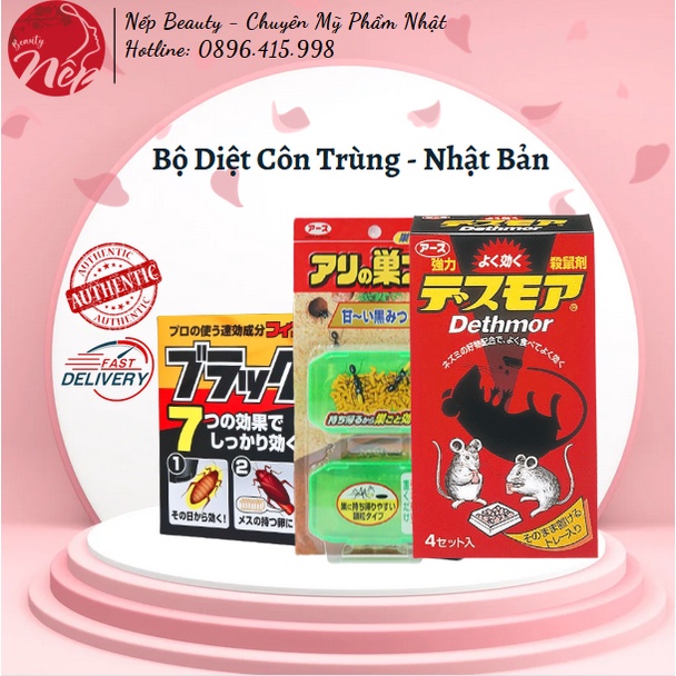 Bộ diệt côn trùng gián, kiến, chuột - Nhật Bản