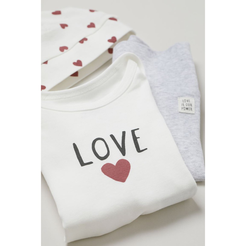 Set 3 chi tiết LOVE HM H&amp;M_hàng chính hãng authentic