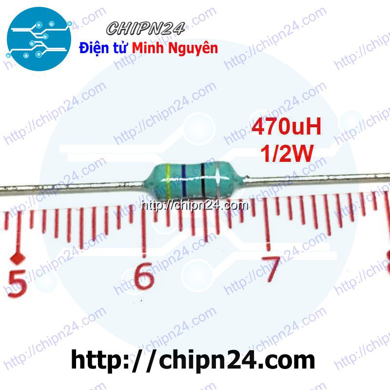 [10 CÁI] Cuộn cảm vạch 1/2W DIP 0410 (68/100/150/220/330/470UH) - [Chọn Loại]