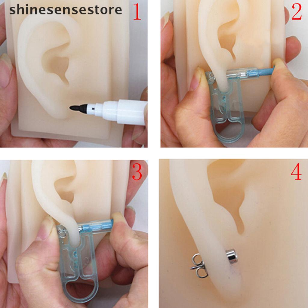 Súng Bắn Khuyên Tai Khử Trùng Dùng 1 Lần Tiện Dụng