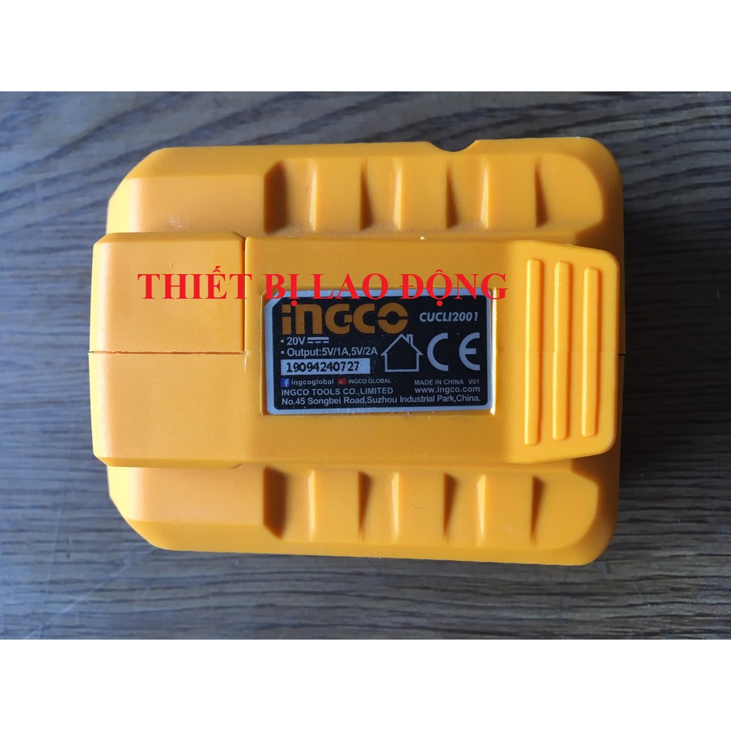 THIẾT BỊ SẠC INGCO CUCLI2001