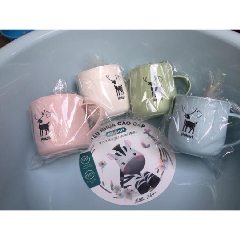 Cốc nhựa lúa mạch cao cấp chịu nhiệt, có quai hokori 6369