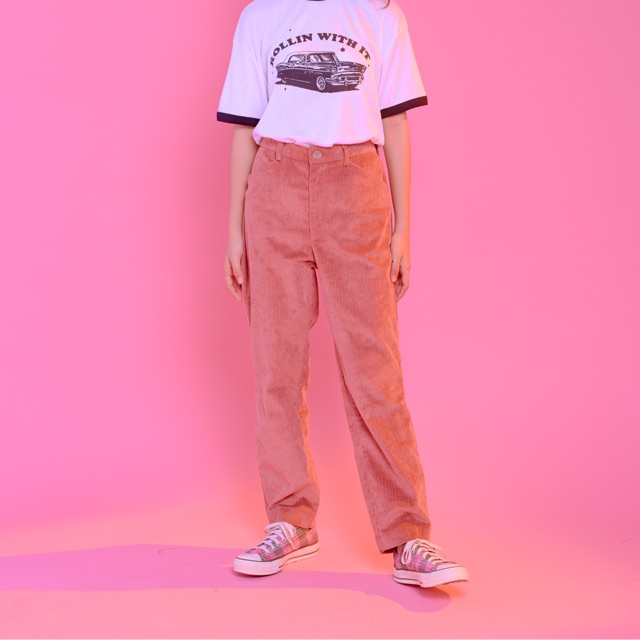 Usthebasic - Quần Corduroy Pants