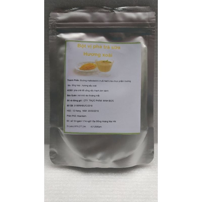 Bột vị pha trà sữa xoài gói nhỏ 250g | BigBuy360 - bigbuy360.vn