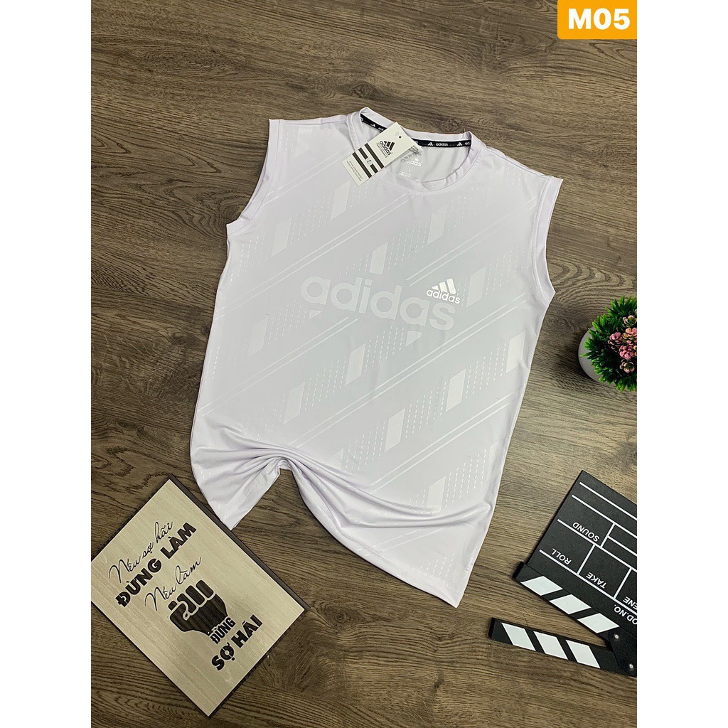 Áo ba lỗ thể thao nam thấm hút mồ hôi, chất thun lạnh co giãn 4 chiều | BigBuy360 - bigbuy360.vn