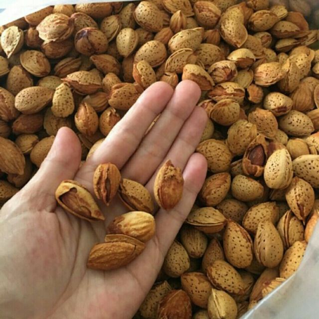 500g hạt hạnh nhân Mỹ rang bơ