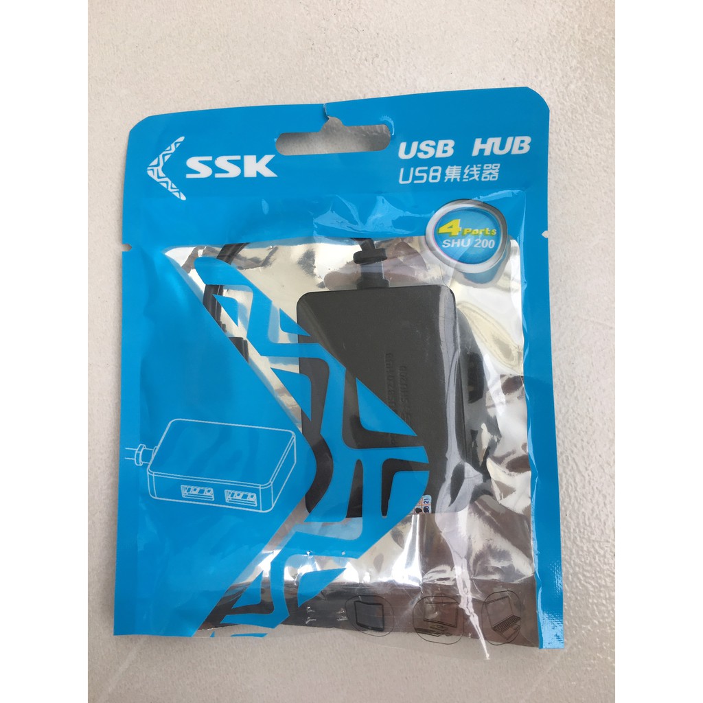 Hub USB 1 ra 4 SSK SHU 200 Rất tiện dụng