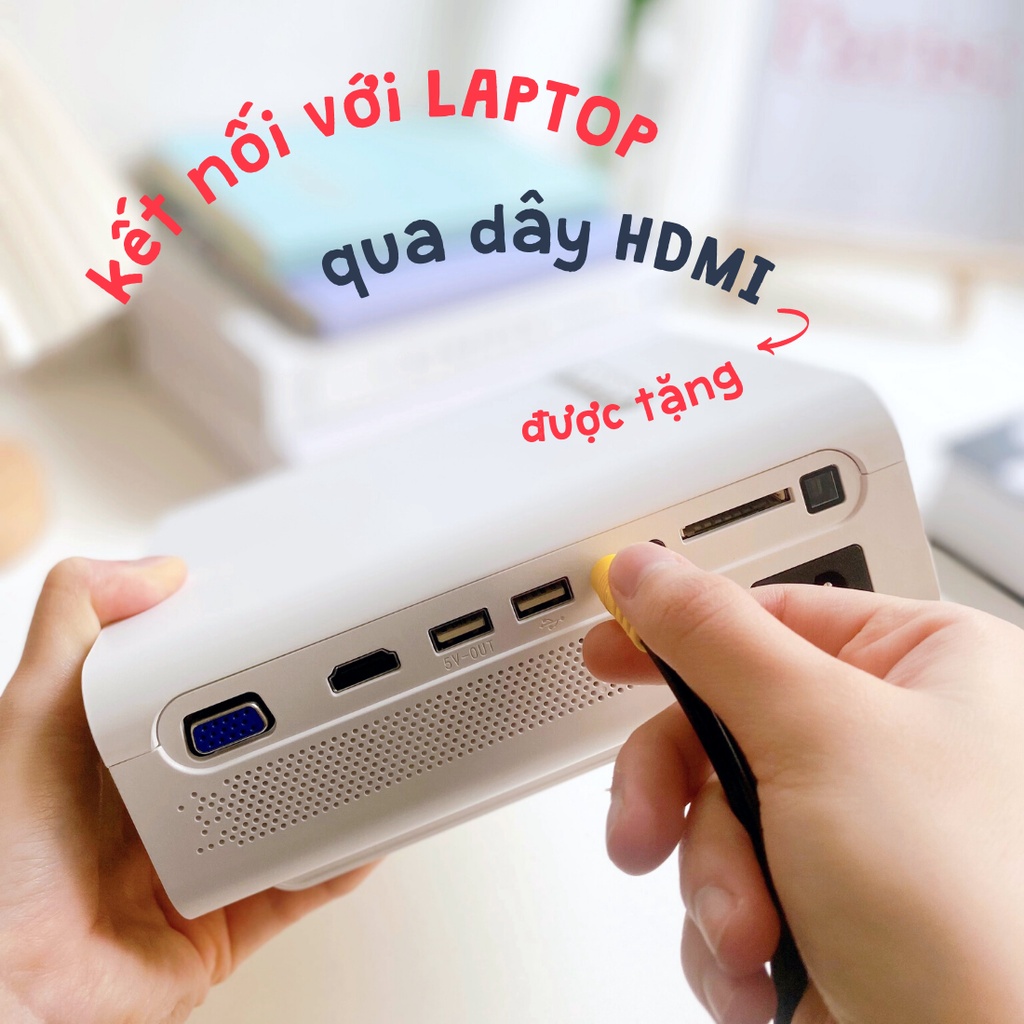 Máy Chiếu Phim Mini YG520 Chính Hãng LEJIADA - Chỉ Có Kết Nối Qua Dây Cáp