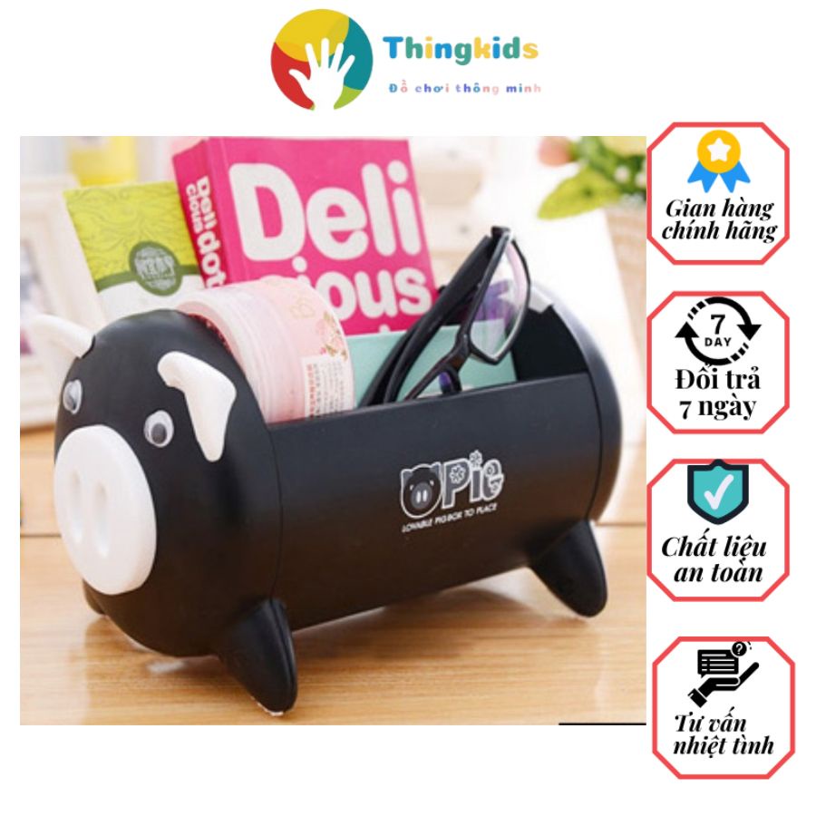 Hộp bút con heo con lợn siêu ngộ nghĩnh - Thingkids