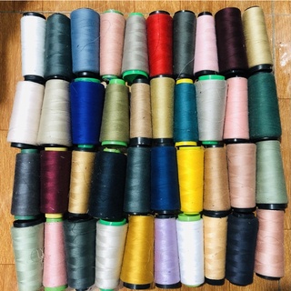 Combo 10 cuộn chỉ các loại đủ màu lân lộn #5000m