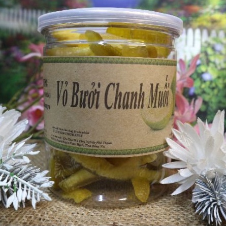 Vỏ Bưởi Chanh Muối Sấy Dẻo