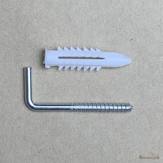 Móc chữ L inox không gỉ, đinh vít móc chữ L inox, treo đồ 6,8,10