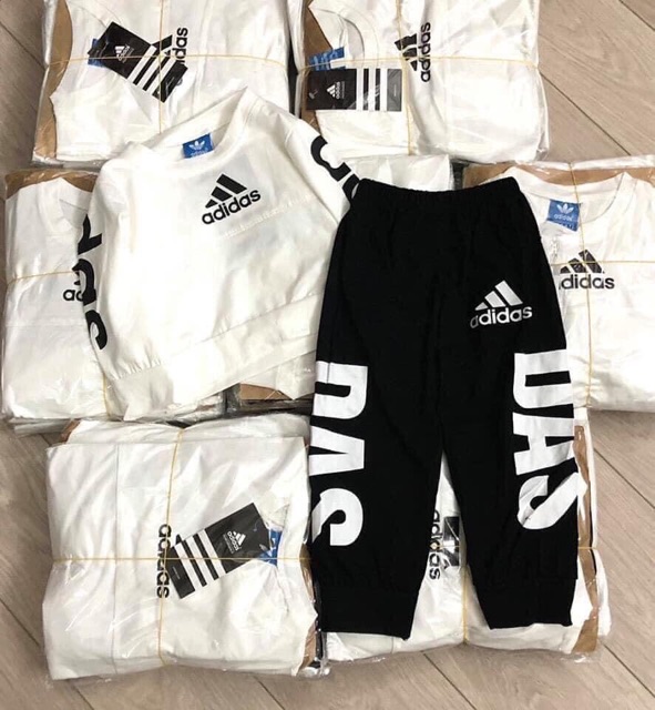 Bộ cotton Adidas dài tay BT