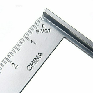 7" Aluminum Rafter Triangle Ruler Square Speed Carpenter Framing Measuring Tool
