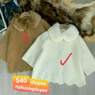 (TOP BÁN CHẠY) sẵn 2 days 2 màu Áo khoác dạ len cổ lông trắng cánh dơi/ Áo KHOÁC len ép cổ lông NỮ DÁNG lửng  CROTOP