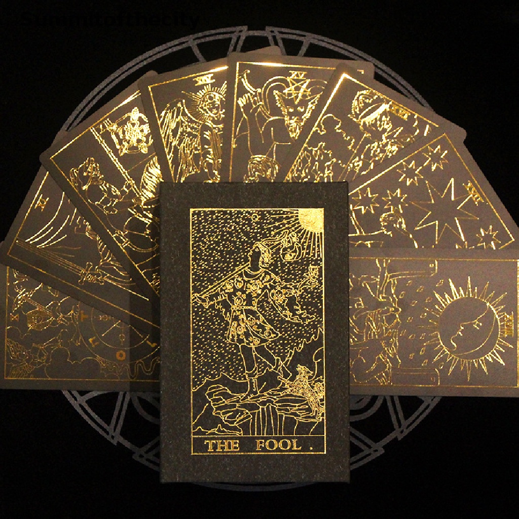 Bộ Bài Tarot Oracle Lá Vàng Cao Cấp