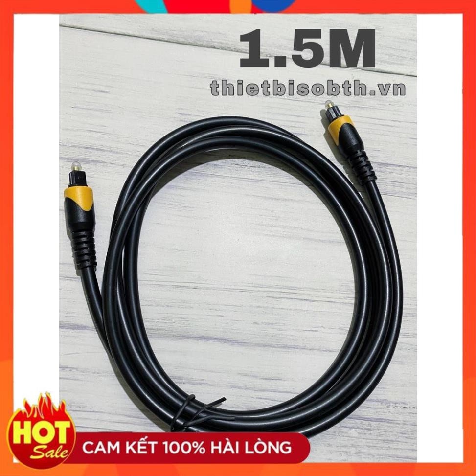 [Hàng Xịn] Dây Audio Quang sợi to 6.0 (Toslink, Optical) Dài 1,5M-Sản phẩm cao cấp