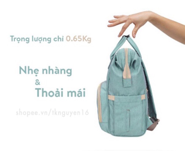 Balô bỉm sữa chính hảng sale còn 295