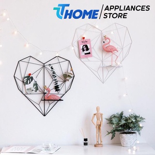 Kệ sắt treo tường trang trí decor - kệ khung sắt treo đồ đa năng TT-HOME