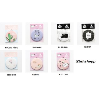 Gương Cầm Tay Mini Có Móc Treo