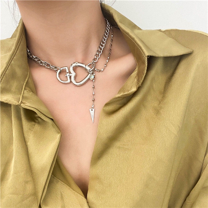 Dây Chuyền Mặt Trái Tim Xinh Xắn Cho Nữ