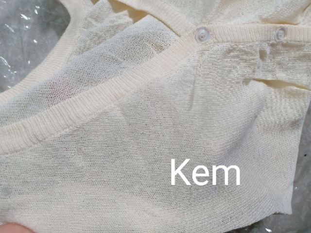 Áo Khoác Cardigan Len Mỏng Cổ Tim | BigBuy360 - bigbuy360.vn