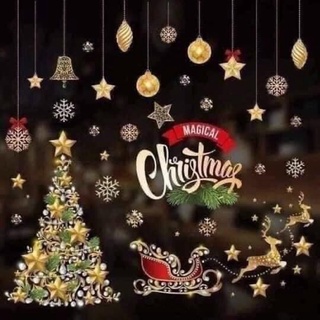 miếng dán trang trí noel