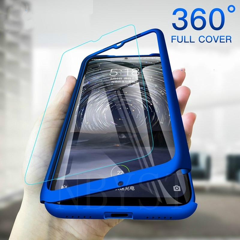 Ốp điện thoại kính cường lực bảo vệ toàn diện 360 độ cho Huawei Nova 3i Nova 5t P30 P30 Pro P30 Lite P20 Y9 Prime